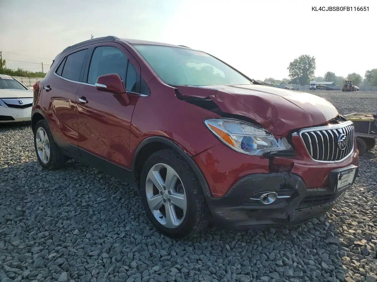 2015 Buick Encore Convenience VIN: KL4CJBSB0FB116651 Lot: 61034796