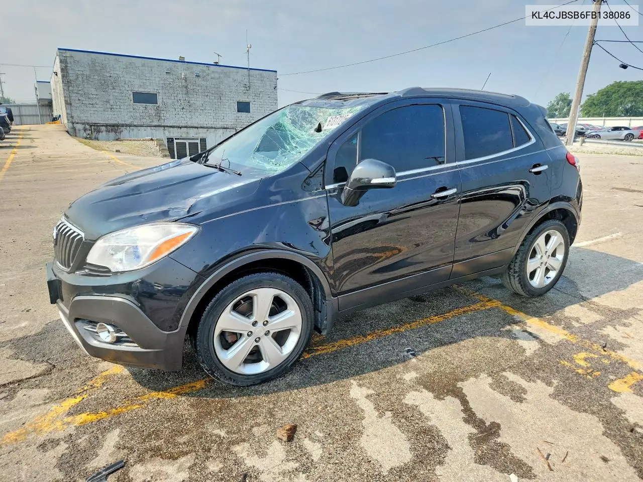 2015 Buick Encore Convenience VIN: KL4CJBSB6FB138086 Lot: 61317246