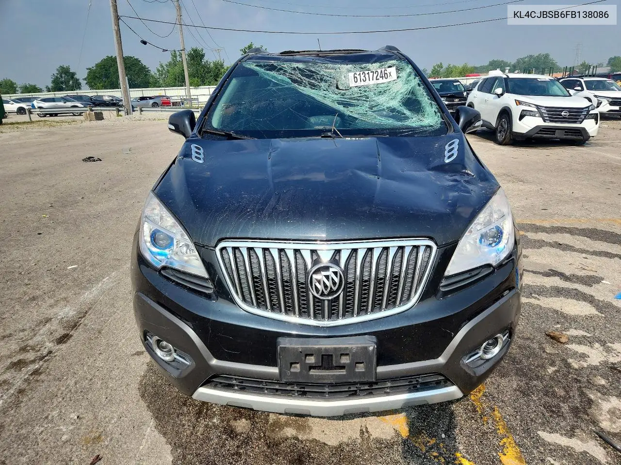 2015 Buick Encore Convenience VIN: KL4CJBSB6FB138086 Lot: 61317246