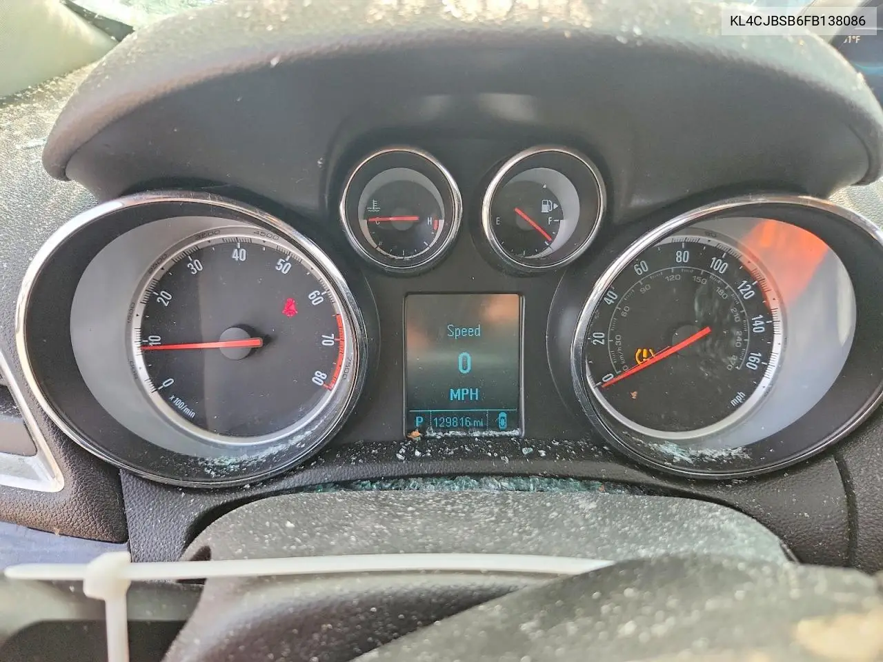 2015 Buick Encore Convenience VIN: KL4CJBSB6FB138086 Lot: 61317246