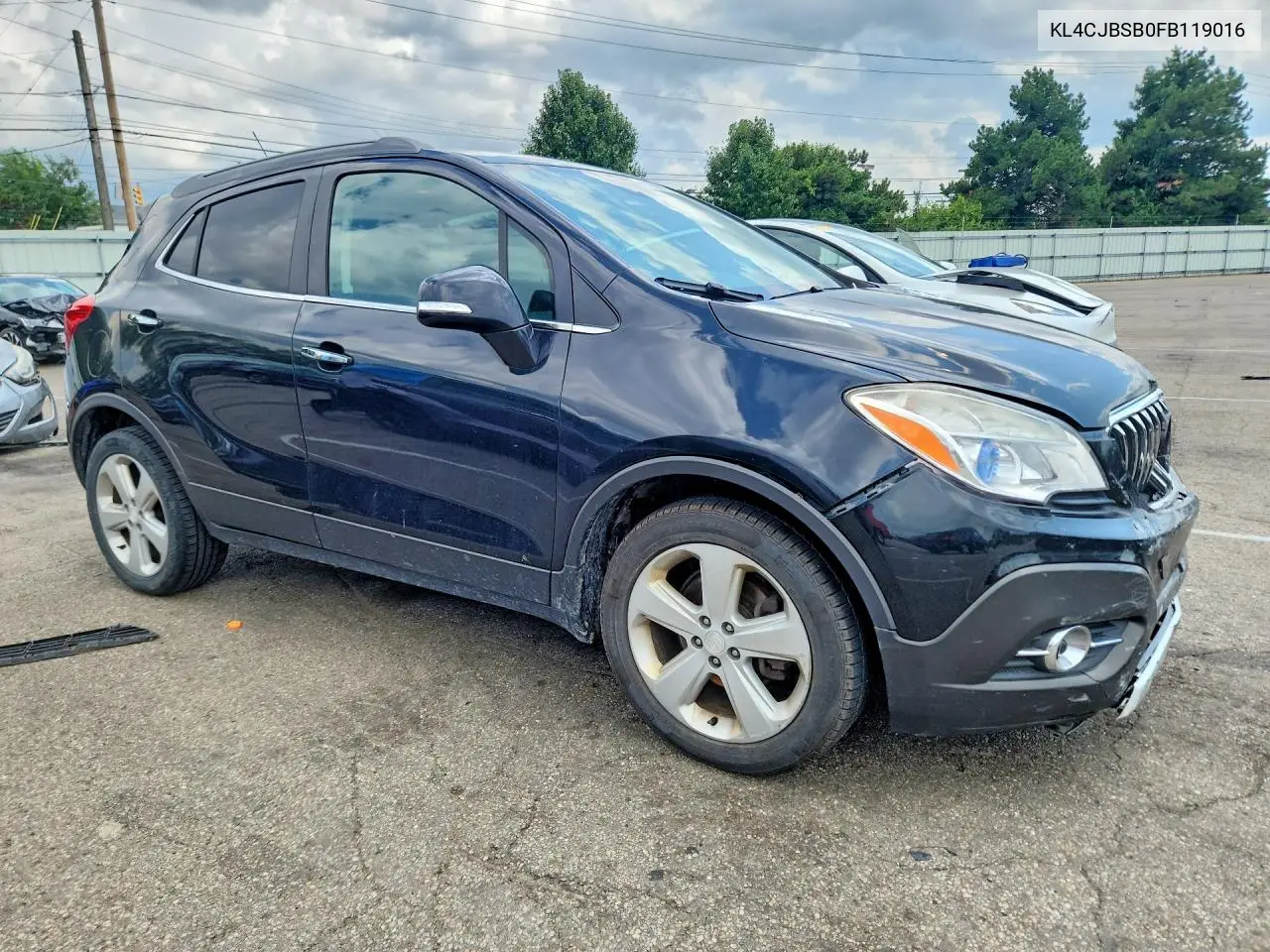 2015 Buick Encore Convenience VIN: KL4CJBSB0FB119016 Lot: 61886186