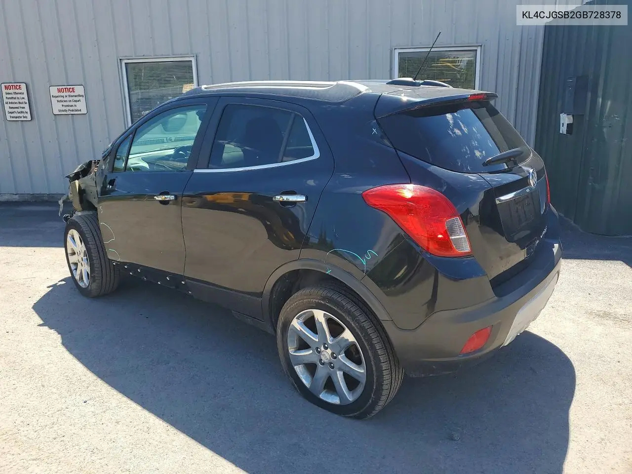 KL4CJGSB2GB728378 2016 Buick Encore