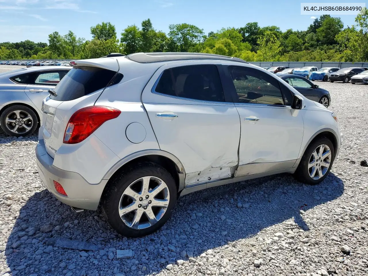 2016 Buick Encore Premium VIN: KL4CJHSB6GB684990 Lot: 56114896