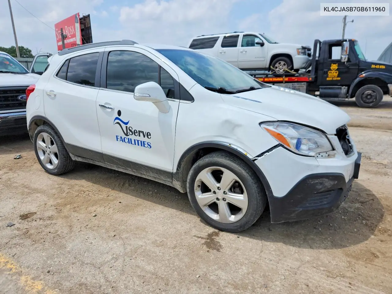 2016 Buick Encore VIN: KL4CJASB7GB611960 Lot: 56575046