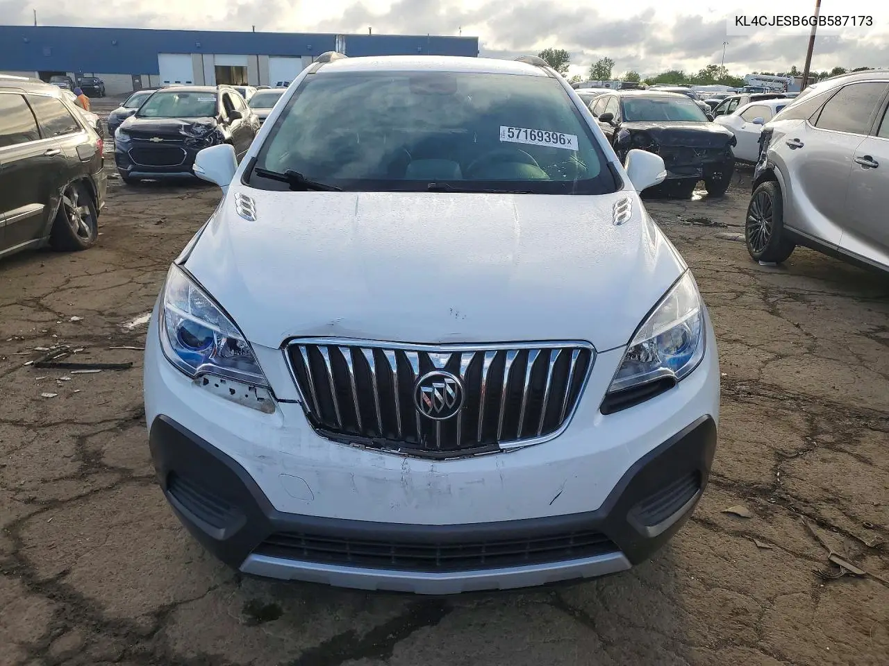 2016 Buick Encore VIN: KL4CJESB6GB587173 Lot: 57169396