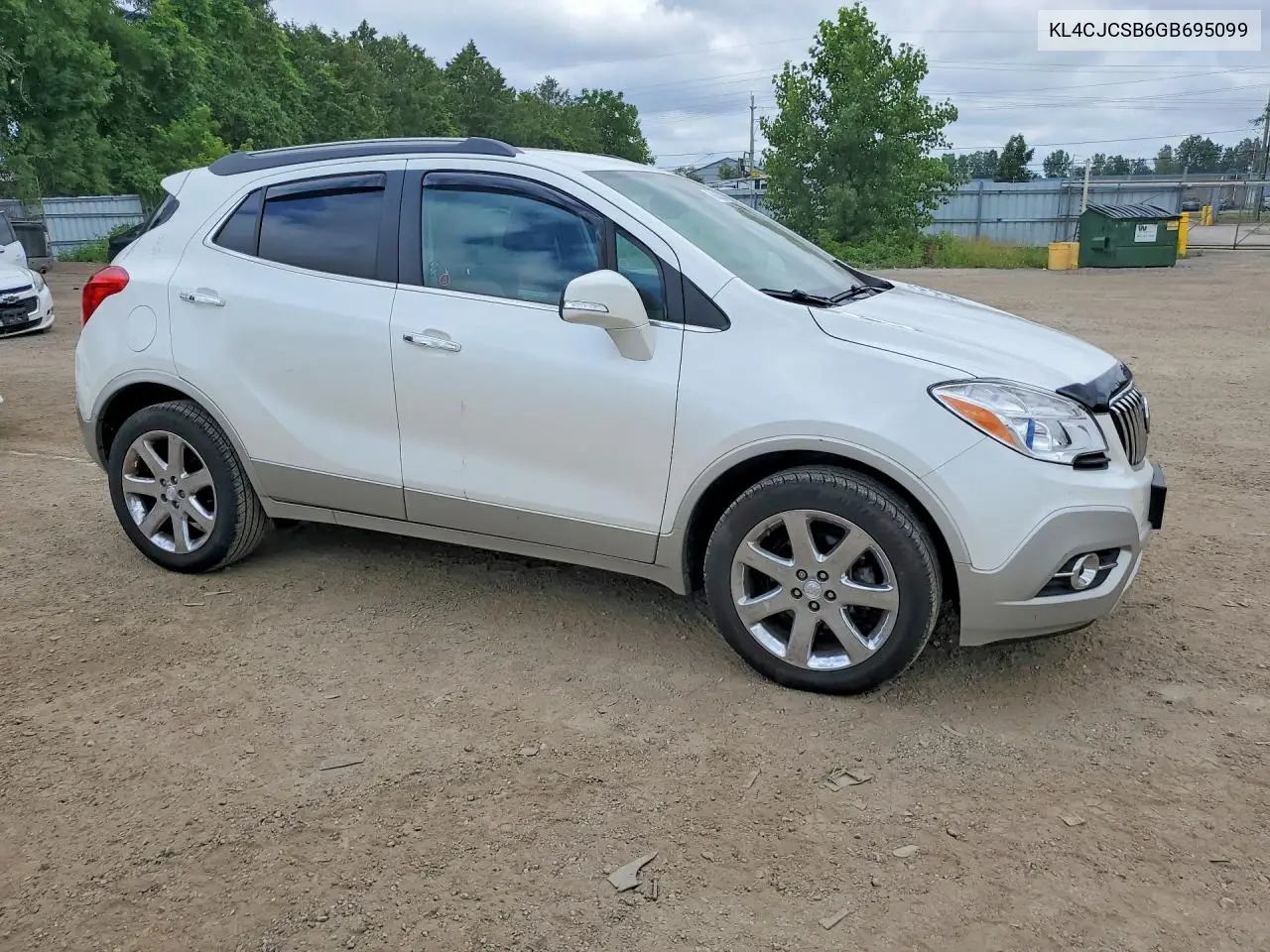 2016 Buick Encore VIN: KL4CJCSB6GB695099 Lot: 59319676