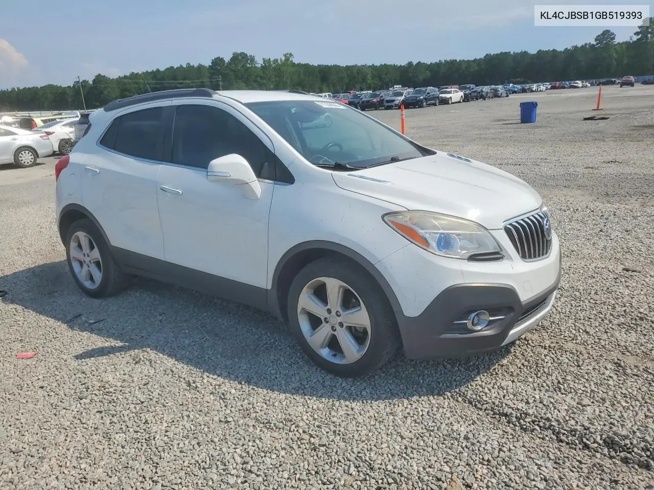 2016 Buick Encore Convenience VIN: KL4CJBSB1GB519393 Lot: 61038696