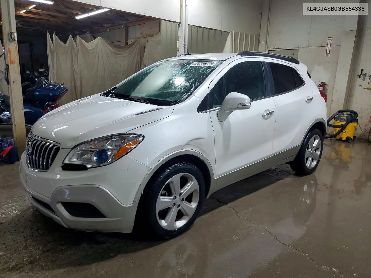 2016 Buick Encore VIN: KL4CJASB0GB554338 Lot: 61056026