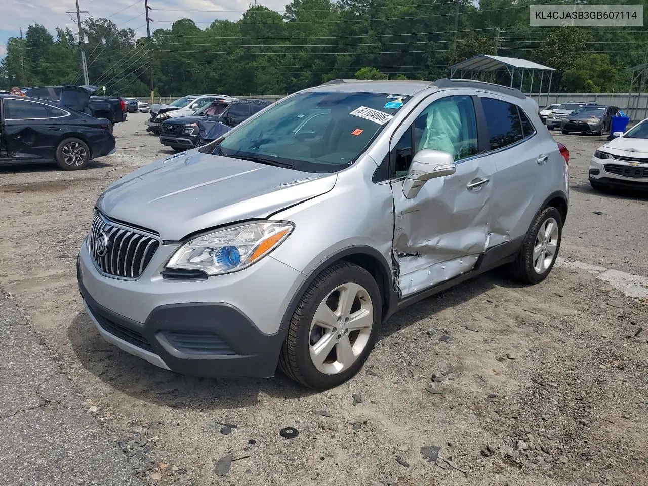 2016 Buick Encore VIN: KL4CJASB3GB607114 Lot: 61104606