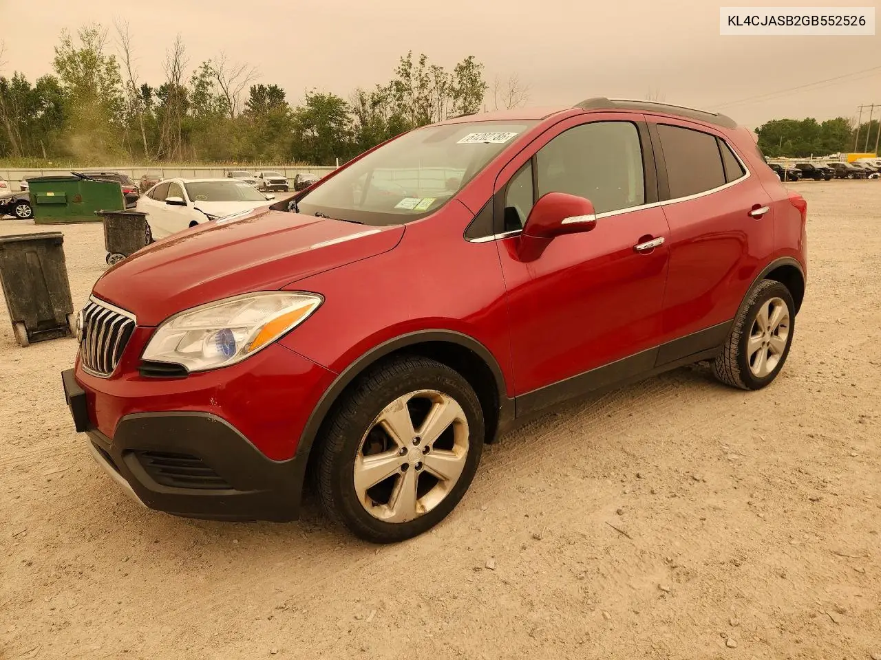 2016 Buick Encore VIN: KL4CJASB2GB552526 Lot: 61202786