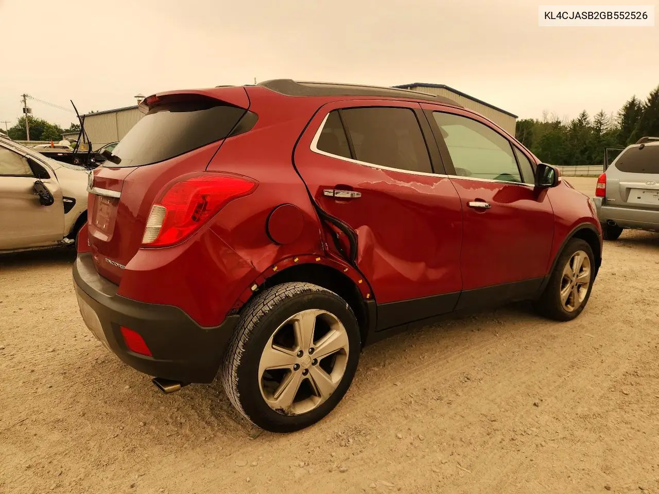 2016 Buick Encore VIN: KL4CJASB2GB552526 Lot: 61202786