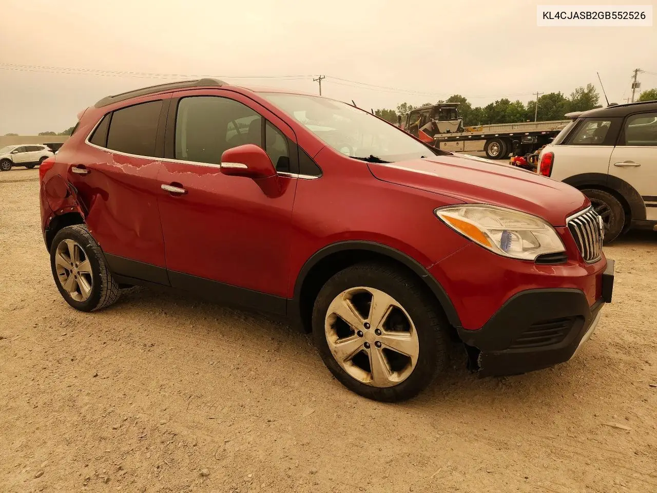 2016 Buick Encore VIN: KL4CJASB2GB552526 Lot: 61202786