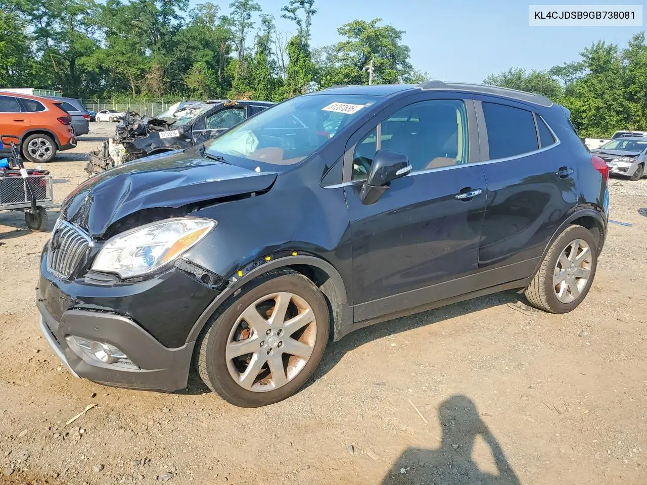 2016 Buick Encore Premium VIN: KL4CJDSB9GB738081 Lot: 61207686