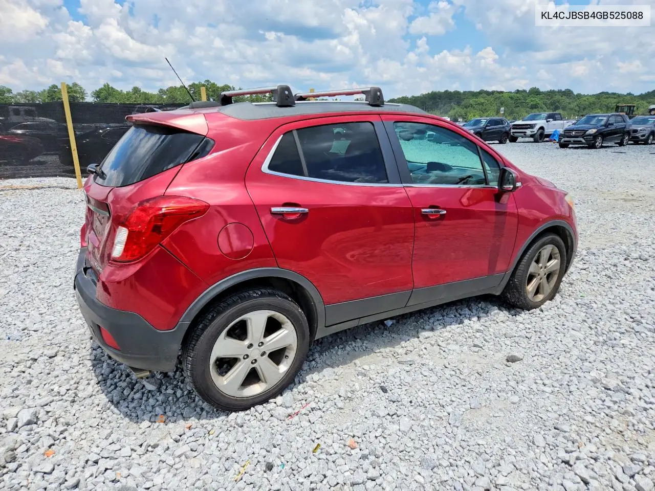 2016 Buick Encore Convenience VIN: KL4CJBSB4GB525088 Lot: 61381456