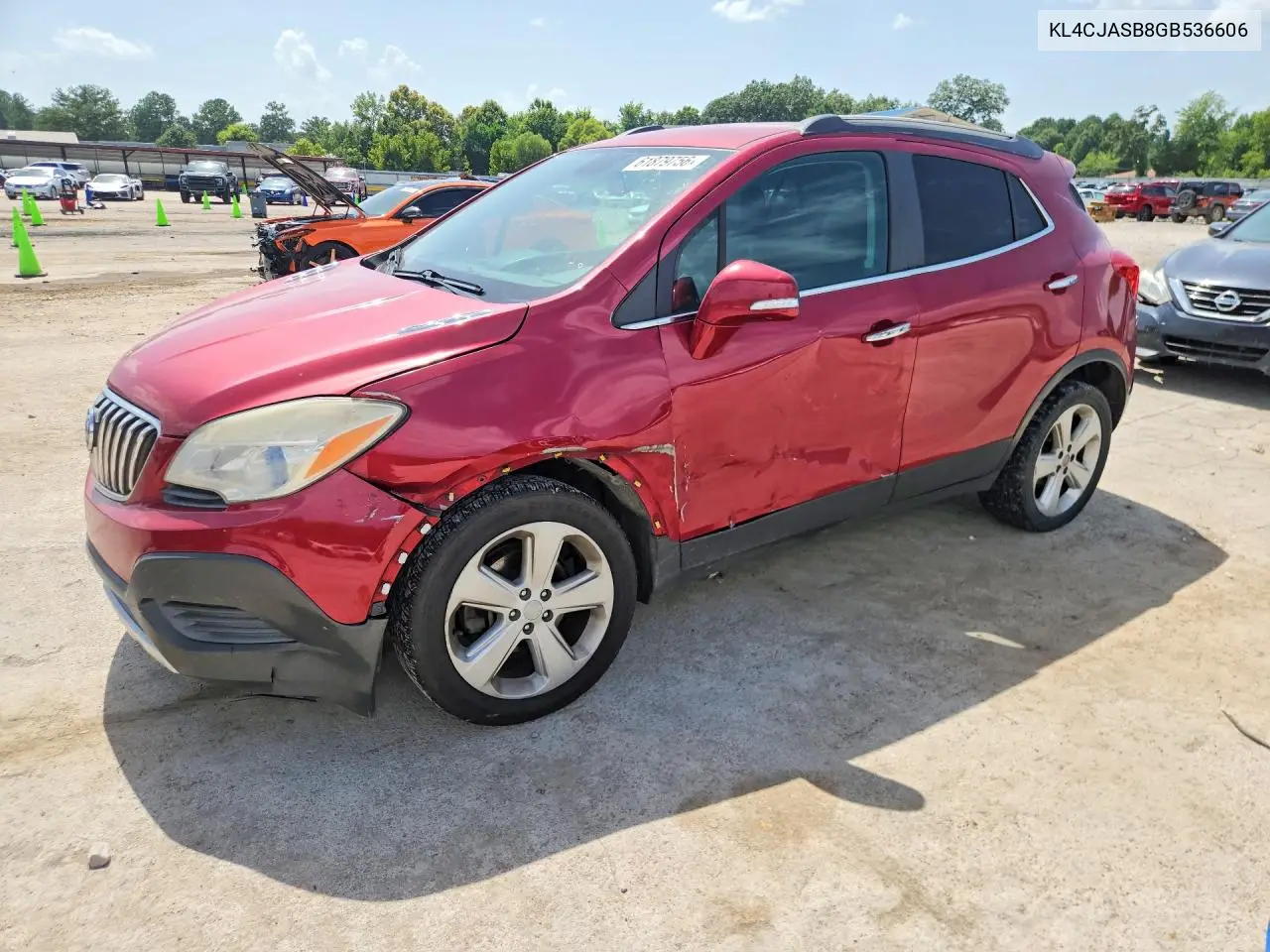 2016 Buick Encore VIN: KL4CJASB8GB536606 Lot: 61879756