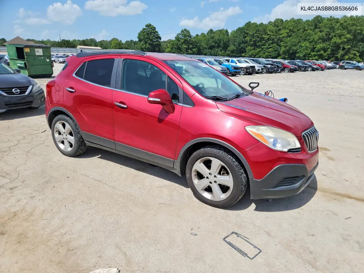 2016 Buick Encore VIN: KL4CJASB8GB536606 Lot: 61879756