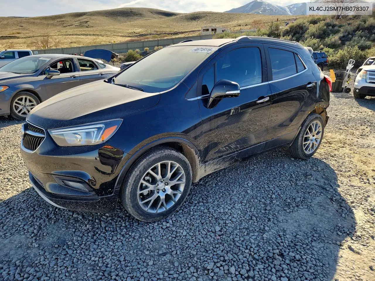 2017 Buick Encore Sport Touring VIN: KL4CJ2SM7HB078307 Lot: 46715116
