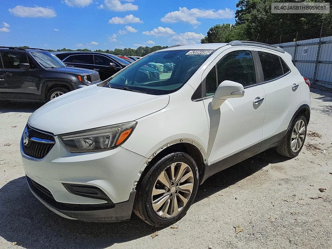 2017 Buick Encore Preferred VIN: KL4CJASB1HB059051 Lot: 52094496