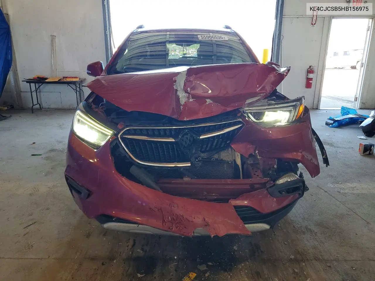 2017 Buick Encore Essence VIN: KL4CJCSB5HB156975 Lot: 55906536
