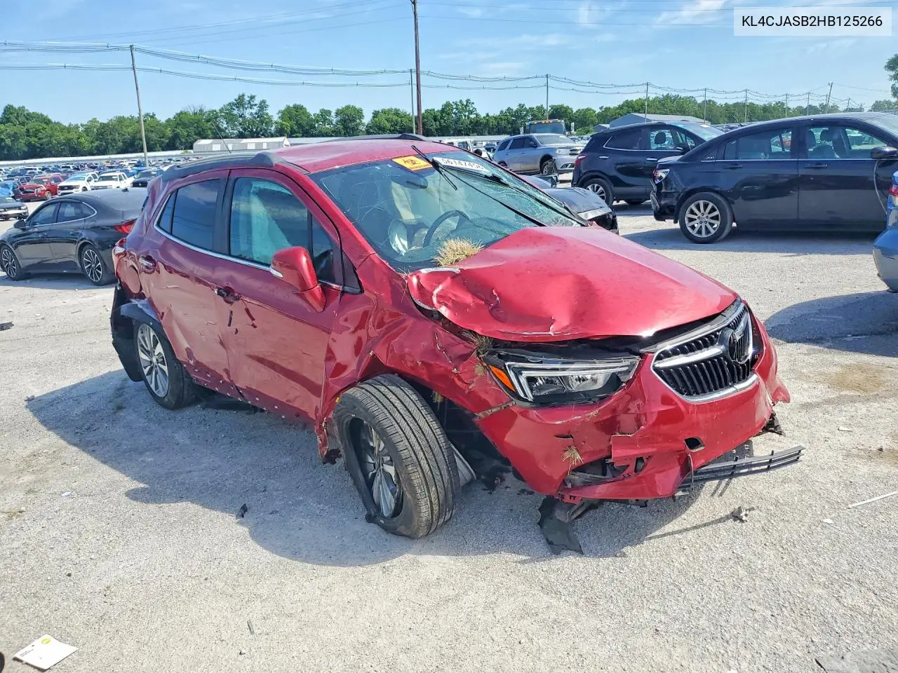 2017 Buick Encore Preferred VIN: KL4CJASB2HB125266 Lot: 56147456