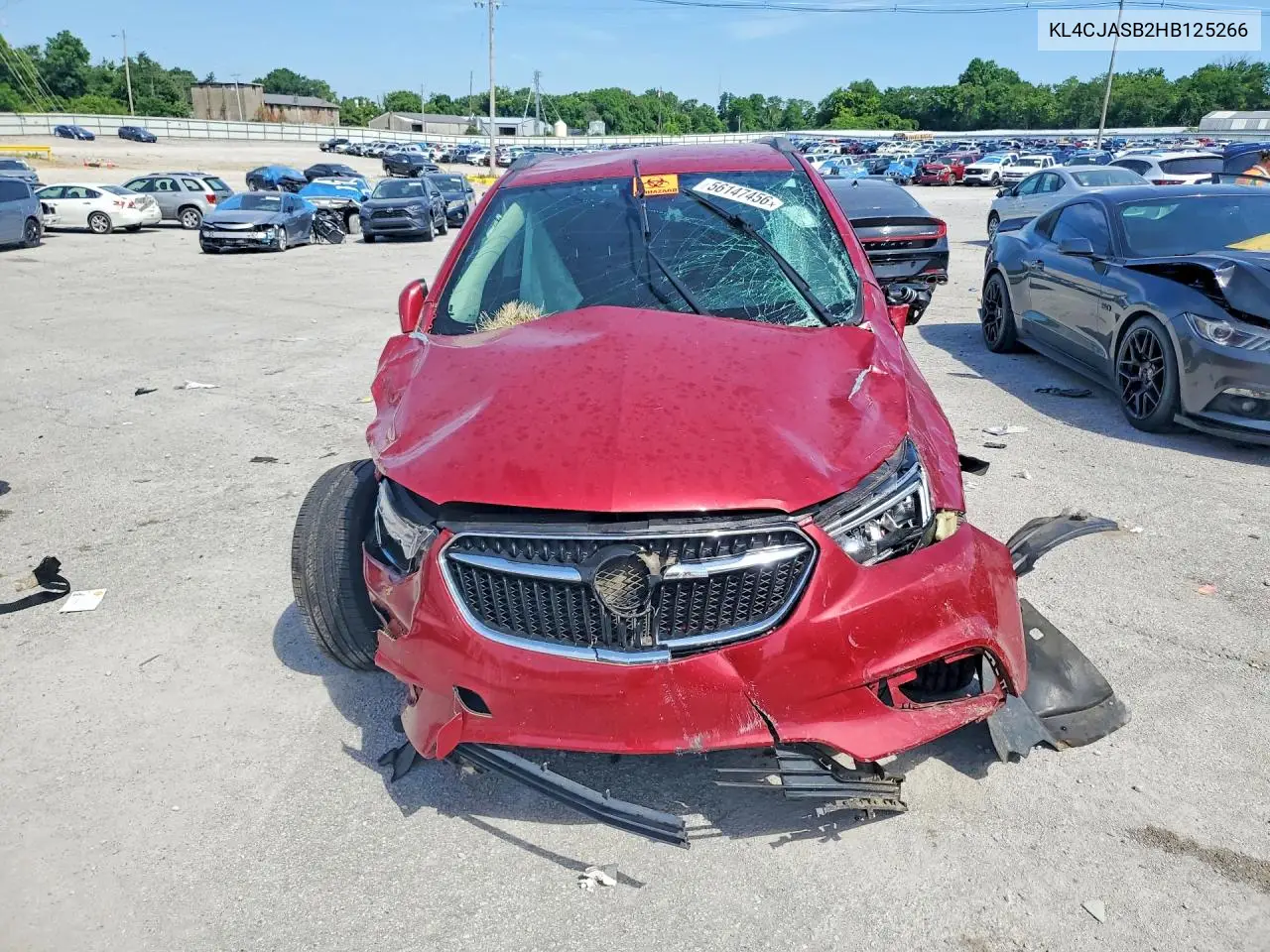 2017 Buick Encore Preferred VIN: KL4CJASB2HB125266 Lot: 56147456