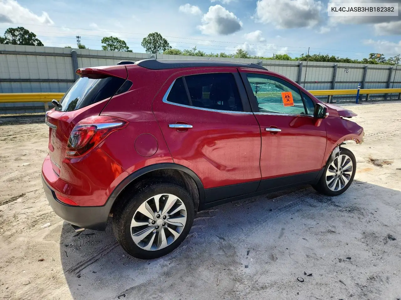 2017 Buick Encore Preferred VIN: KL4CJASB3HB182382 Lot: 56958386