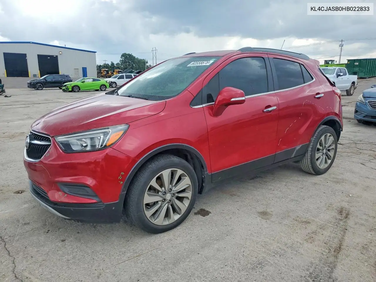 2017 Buick Encore Preferred VIN: KL4CJASB0HB022833 Lot: 60558676