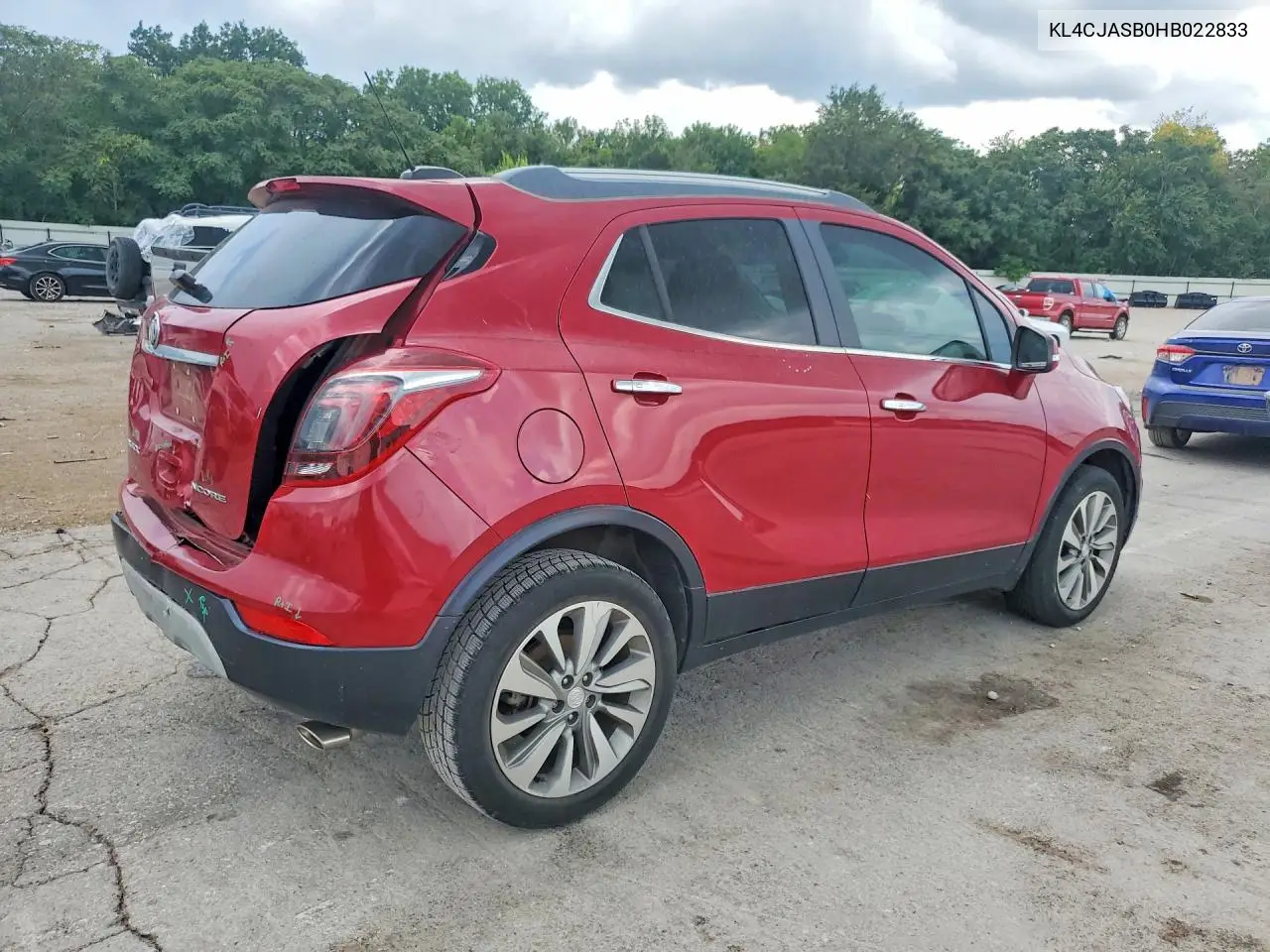 2017 Buick Encore Preferred VIN: KL4CJASB0HB022833 Lot: 60558676