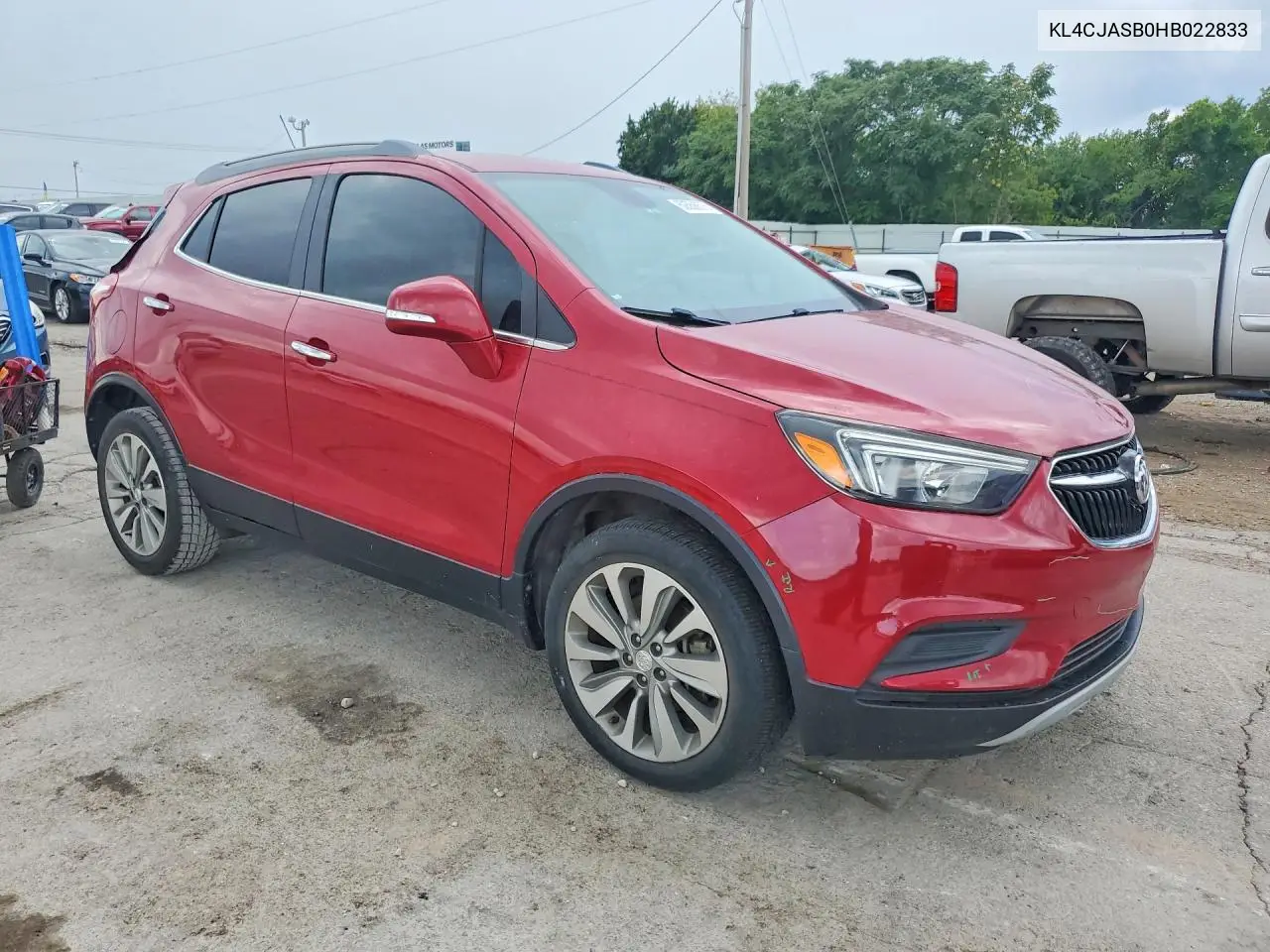 2017 Buick Encore Preferred VIN: KL4CJASB0HB022833 Lot: 60558676