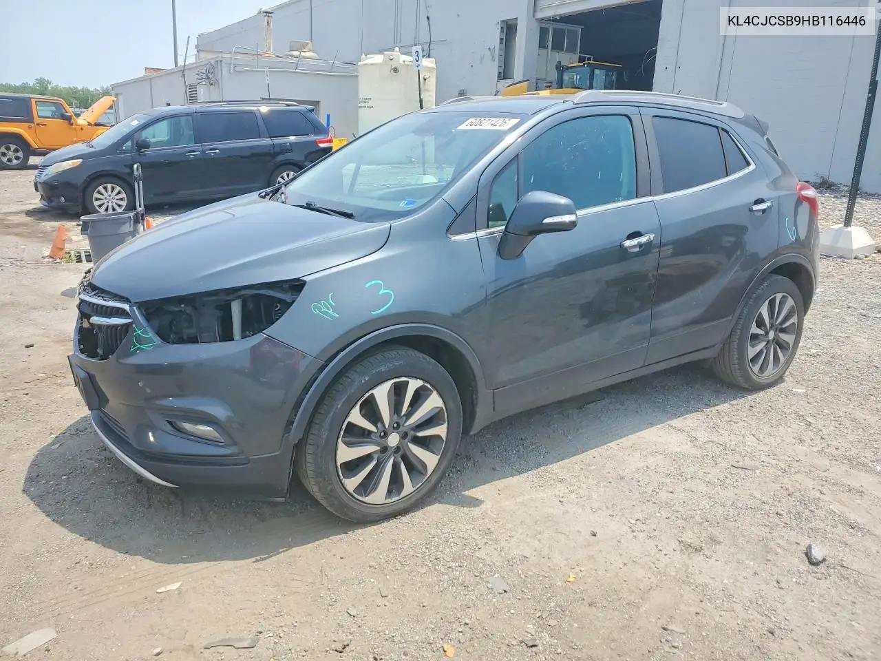 2017 Buick Encore Essence VIN: KL4CJCSB9HB116446 Lot: 60821426