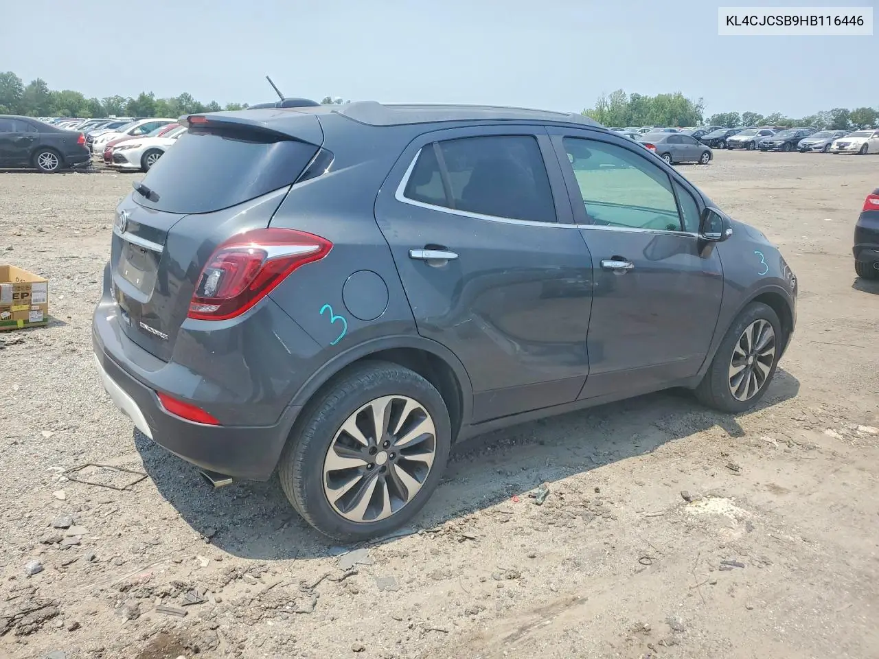 2017 Buick Encore Essence VIN: KL4CJCSB9HB116446 Lot: 60821426