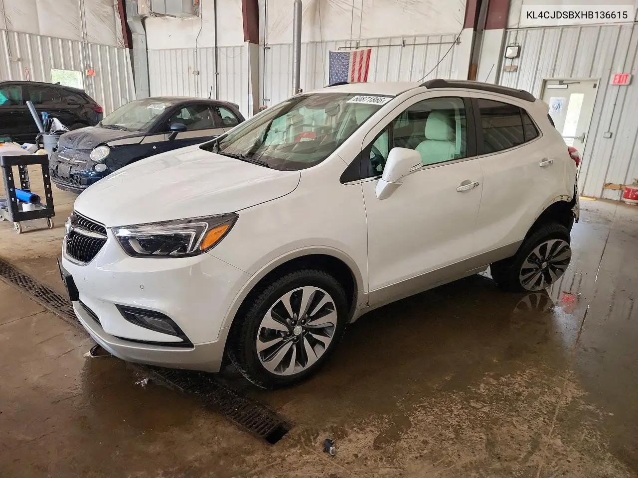 2017 Buick Encore Premium VIN: KL4CJDSBXHB136615 Lot: 60871866
