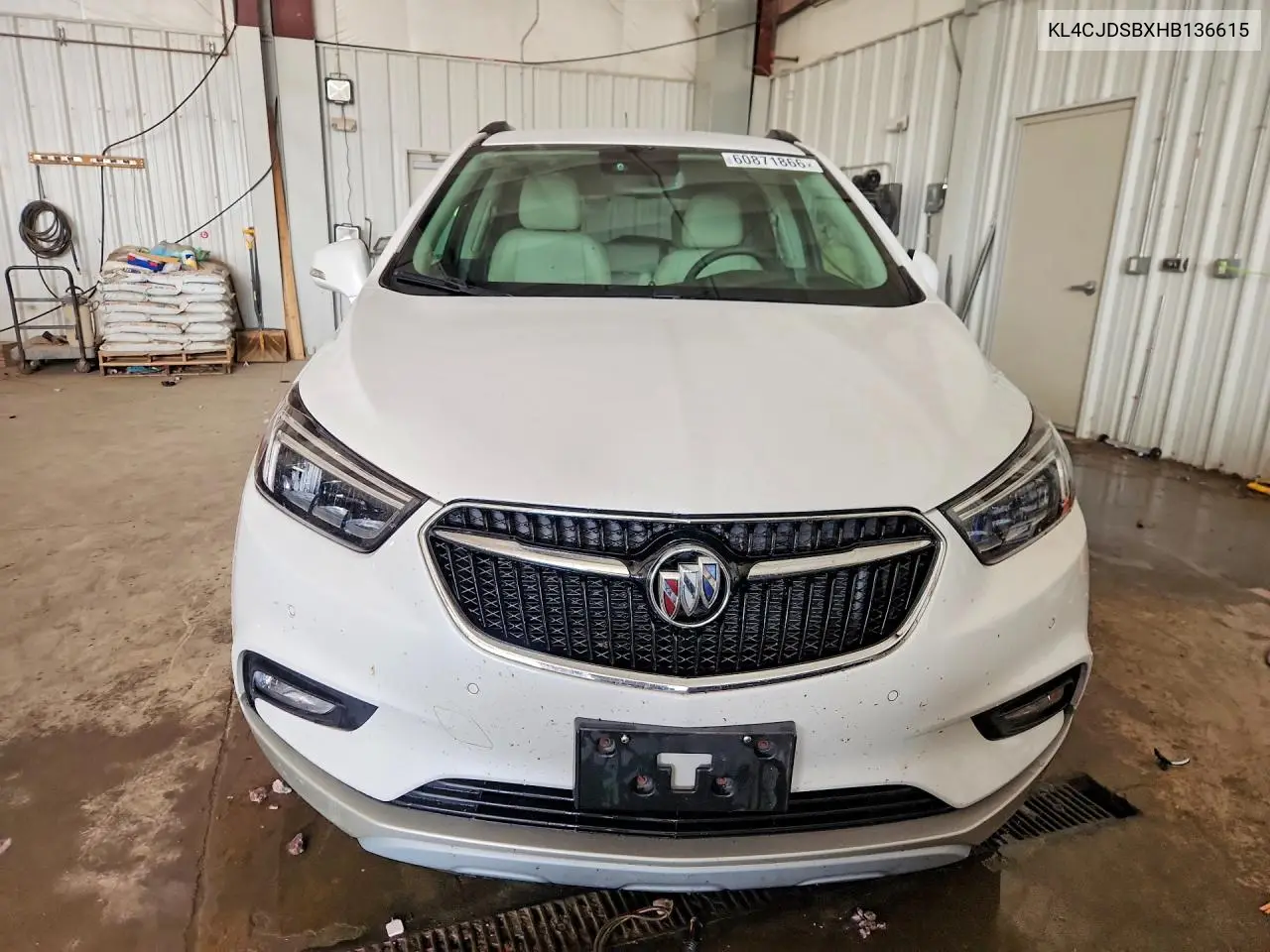 2017 Buick Encore Premium VIN: KL4CJDSBXHB136615 Lot: 60871866