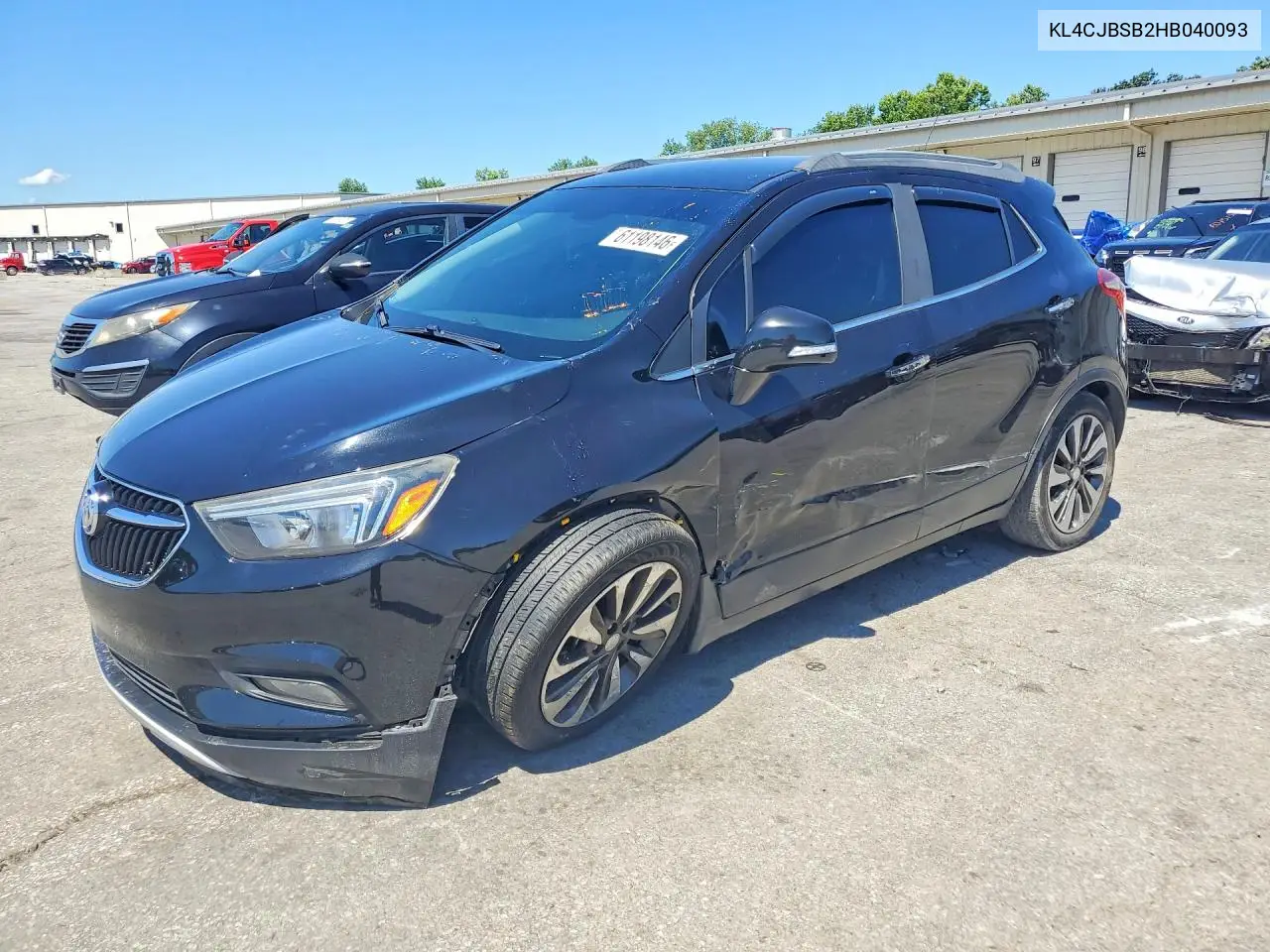 2017 Buick Encore Preferred Ii VIN: KL4CJBSB2HB040093 Lot: 61198146
