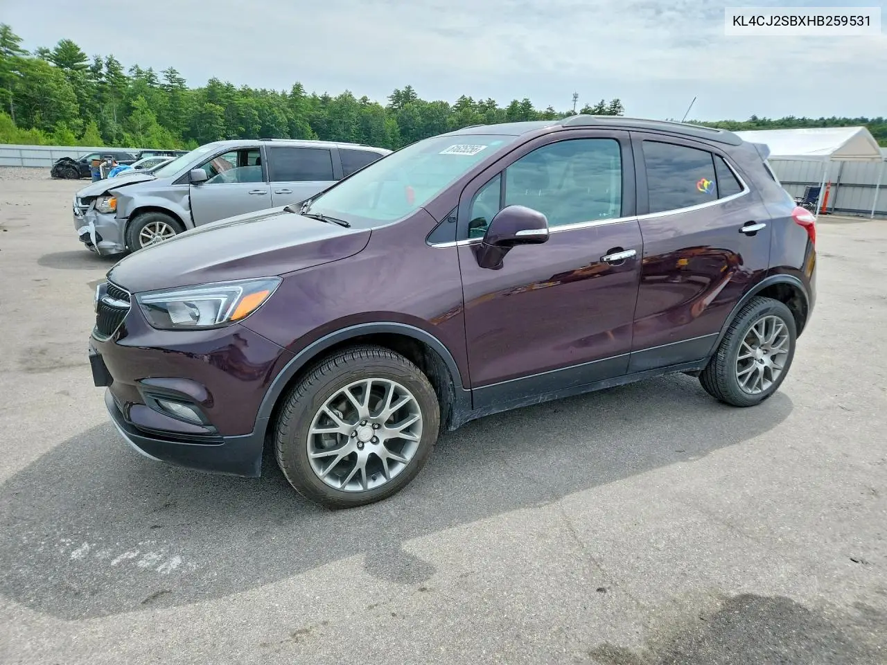 2017 Buick Encore Sport Touring VIN: KL4CJ2SBXHB259531 Lot: 61625256