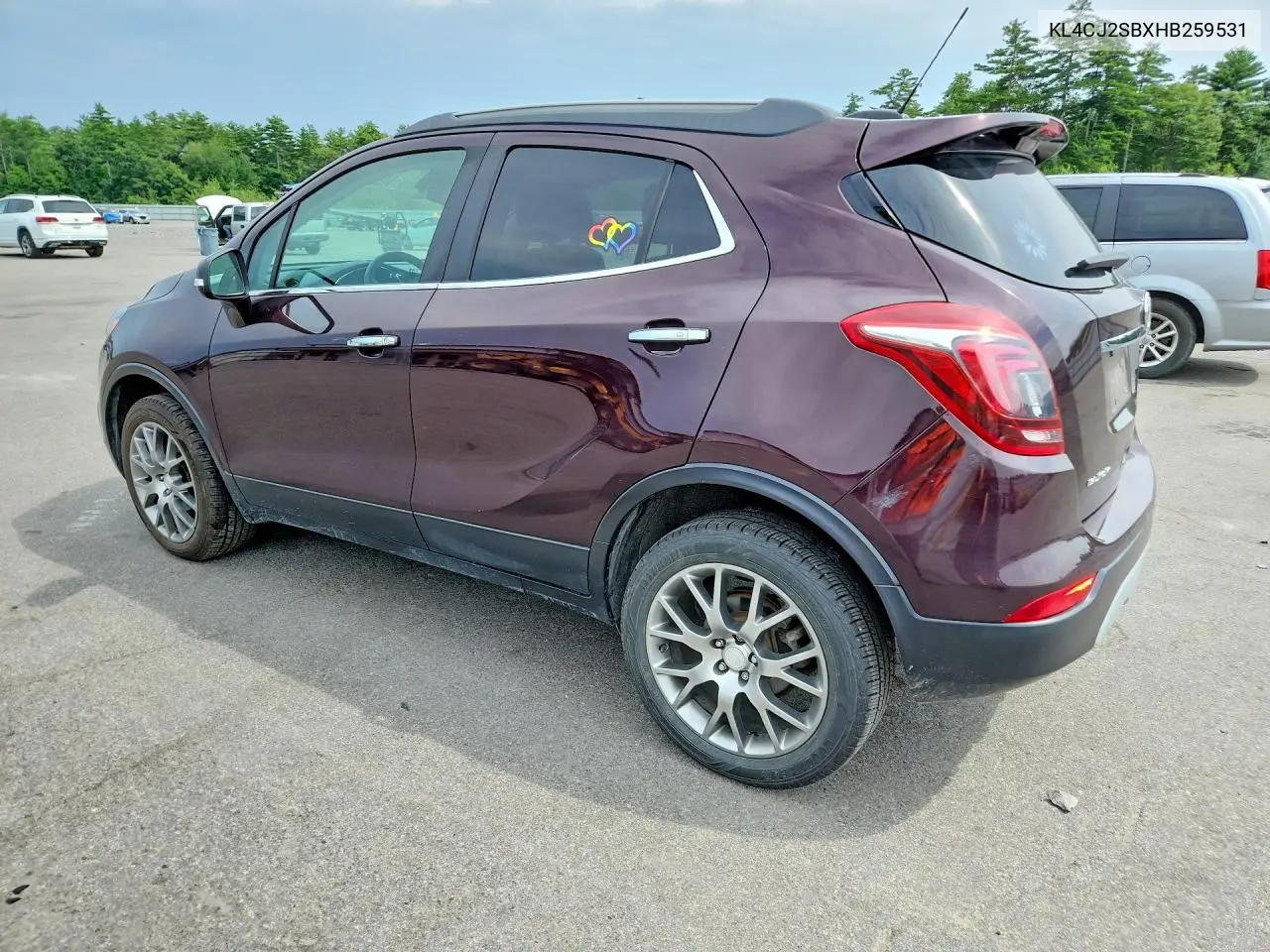2017 Buick Encore Sport Touring VIN: KL4CJ2SBXHB259531 Lot: 61625256