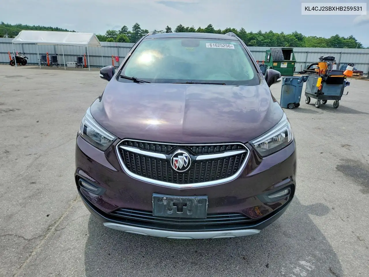 2017 Buick Encore Sport Touring VIN: KL4CJ2SBXHB259531 Lot: 61625256