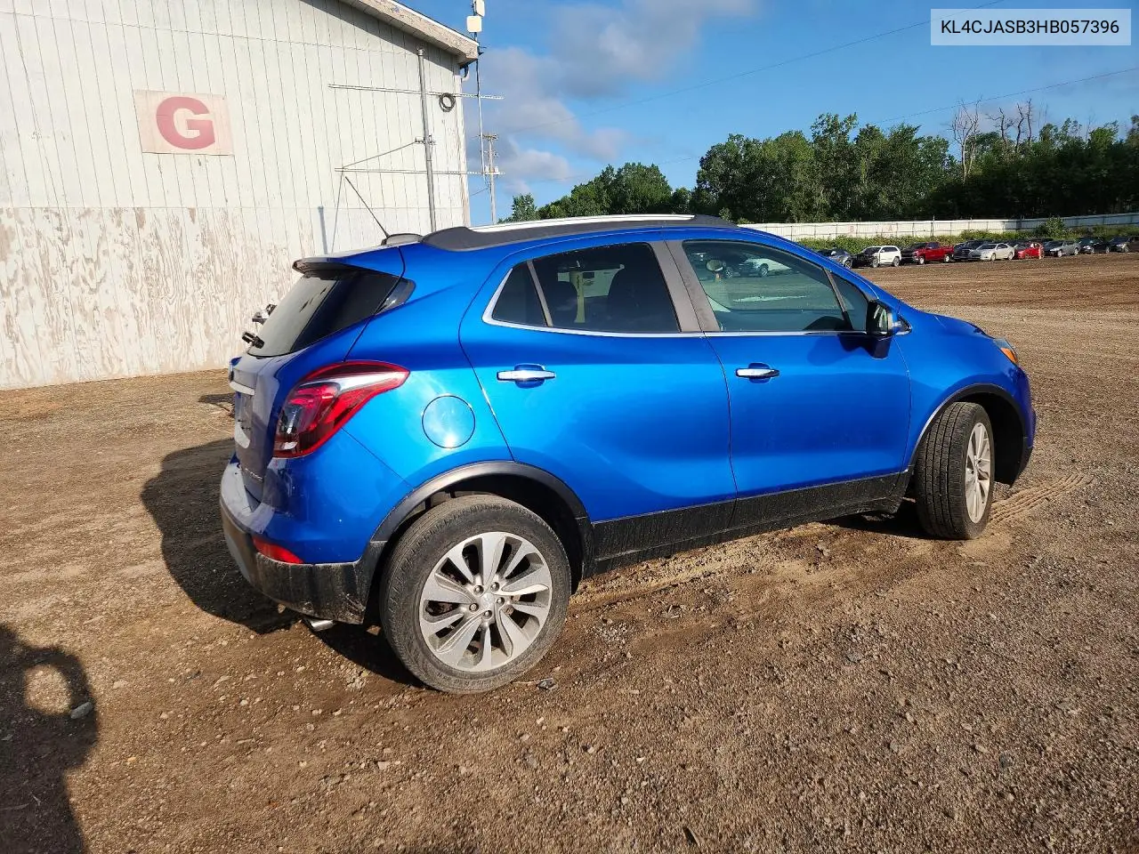 2017 Buick Encore Preferred VIN: KL4CJASB3HB057396 Lot: 61860716