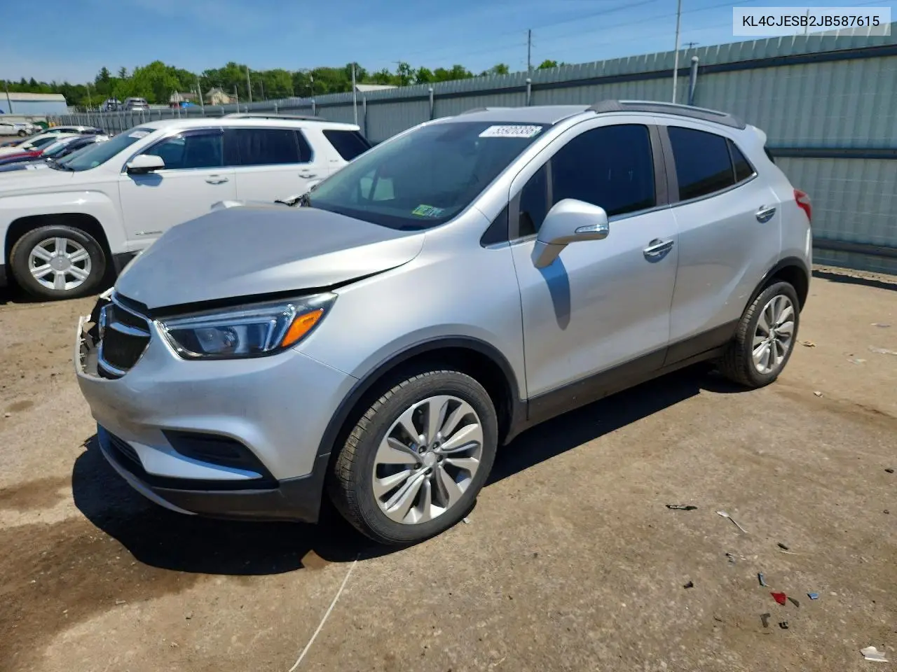 2018 Buick Encore Preferred VIN: KL4CJESB2JB587615 Lot: 55920336