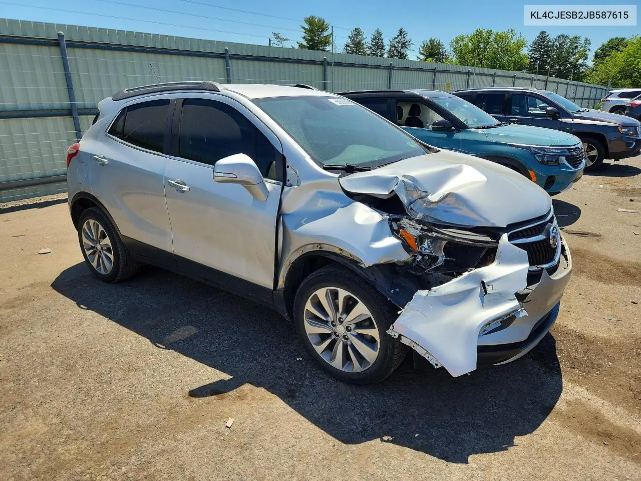 2018 Buick Encore Preferred VIN: KL4CJESB2JB587615 Lot: 55920336