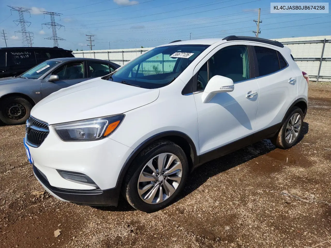 2018 Buick Encore Preferred VIN: KL4CJASB0JB674258 Lot: 56677126
