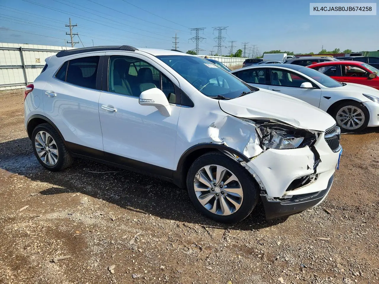 2018 Buick Encore Preferred VIN: KL4CJASB0JB674258 Lot: 56677126