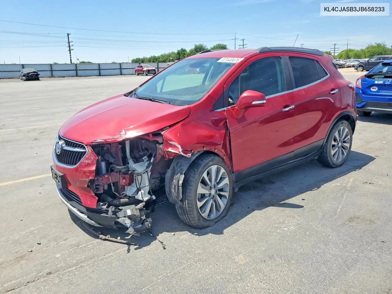 2018 Buick Encore Preferred VIN: KL4CJASB3JB658233 Lot: 57440476