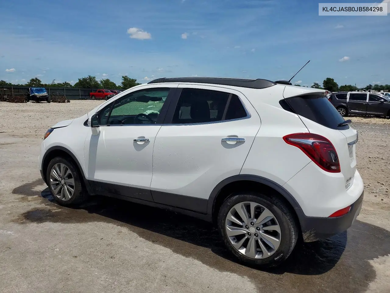 2018 Buick Encore Preferred VIN: KL4CJASB0JB584298 Lot: 58245356
