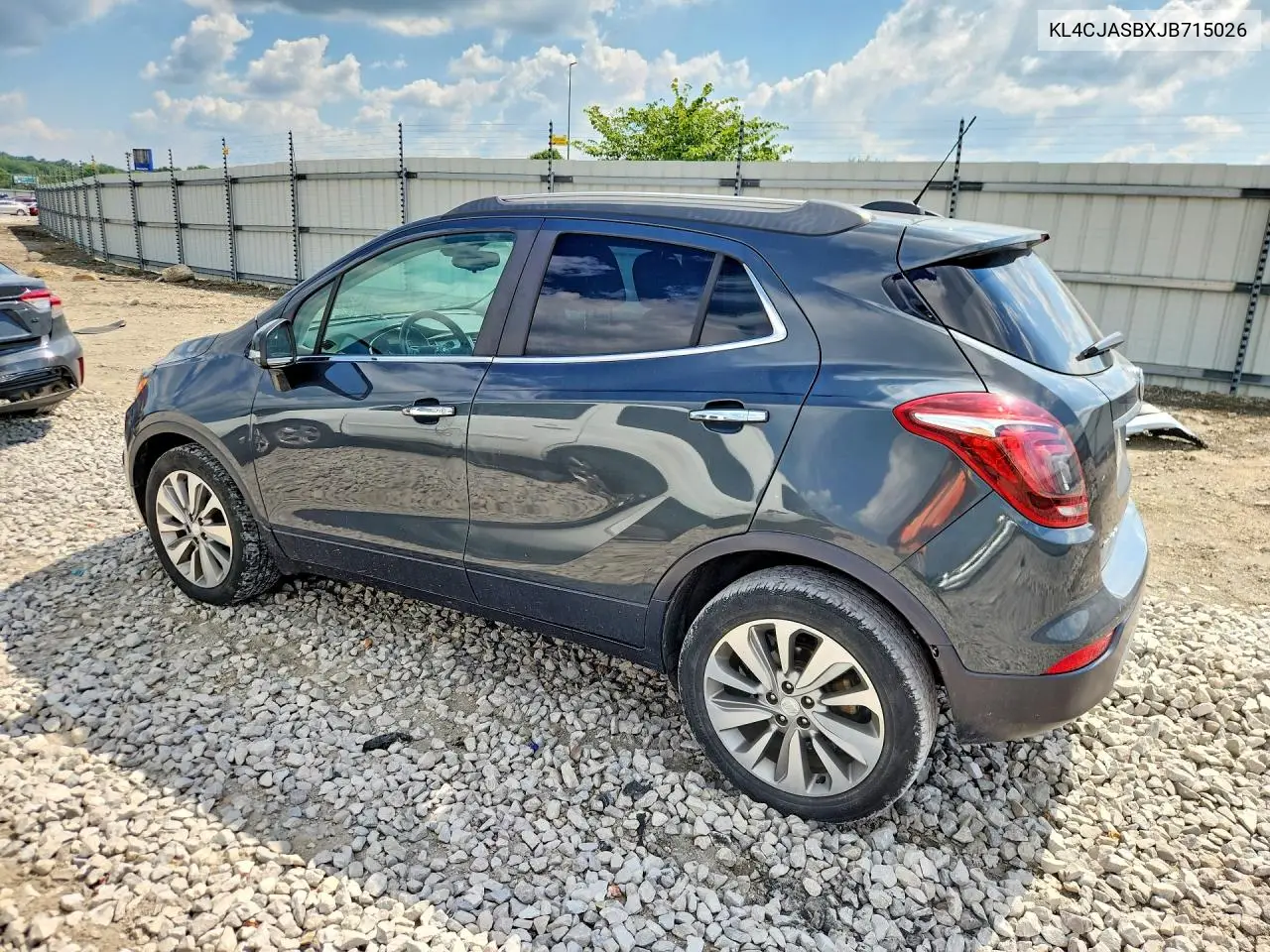 2018 Buick Encore Preferred VIN: KL4CJASBXJB715026 Lot: 59742376