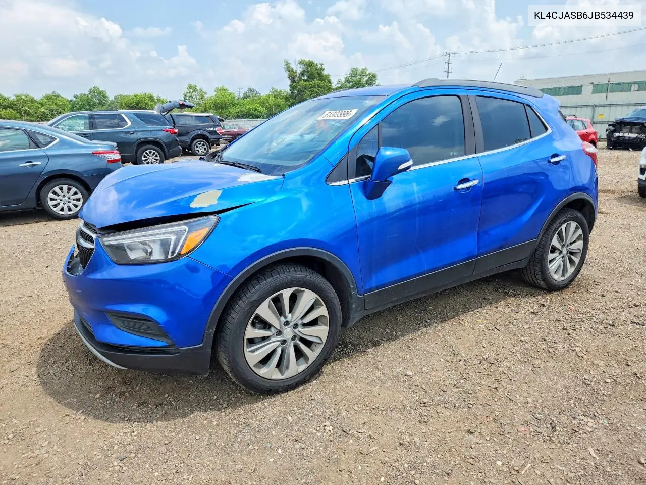 2018 Buick Encore Preferred VIN: KL4CJASB6JB534439 Lot: 61360996