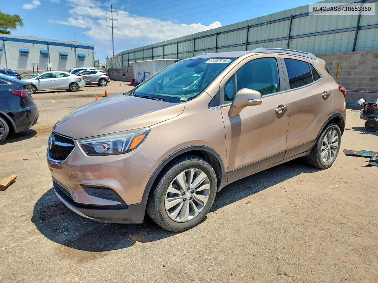 2018 Buick Encore Preferred VIN: KL4CJASB7JB653360 Lot: 61362916