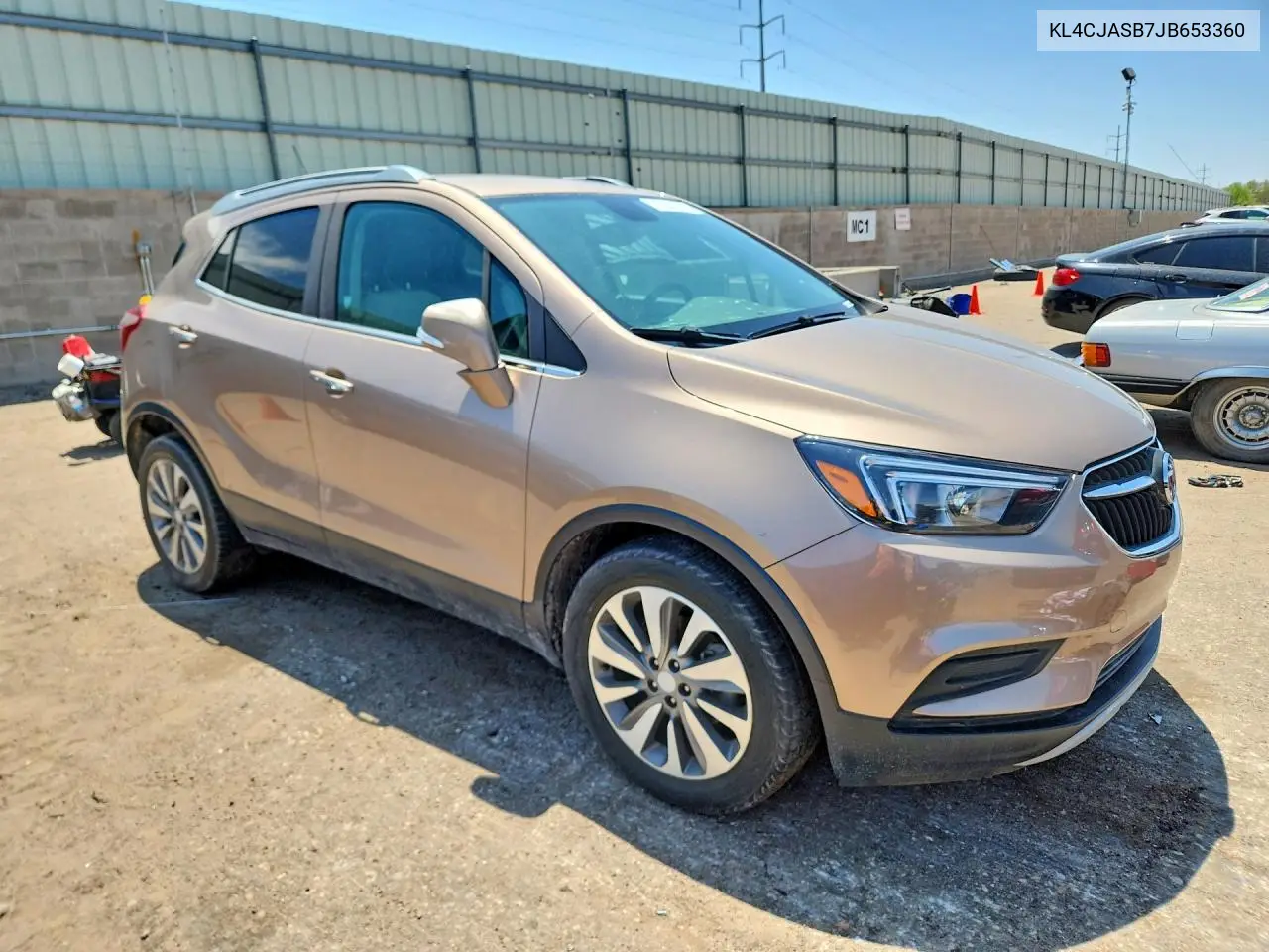 2018 Buick Encore Preferred VIN: KL4CJASB7JB653360 Lot: 61362916
