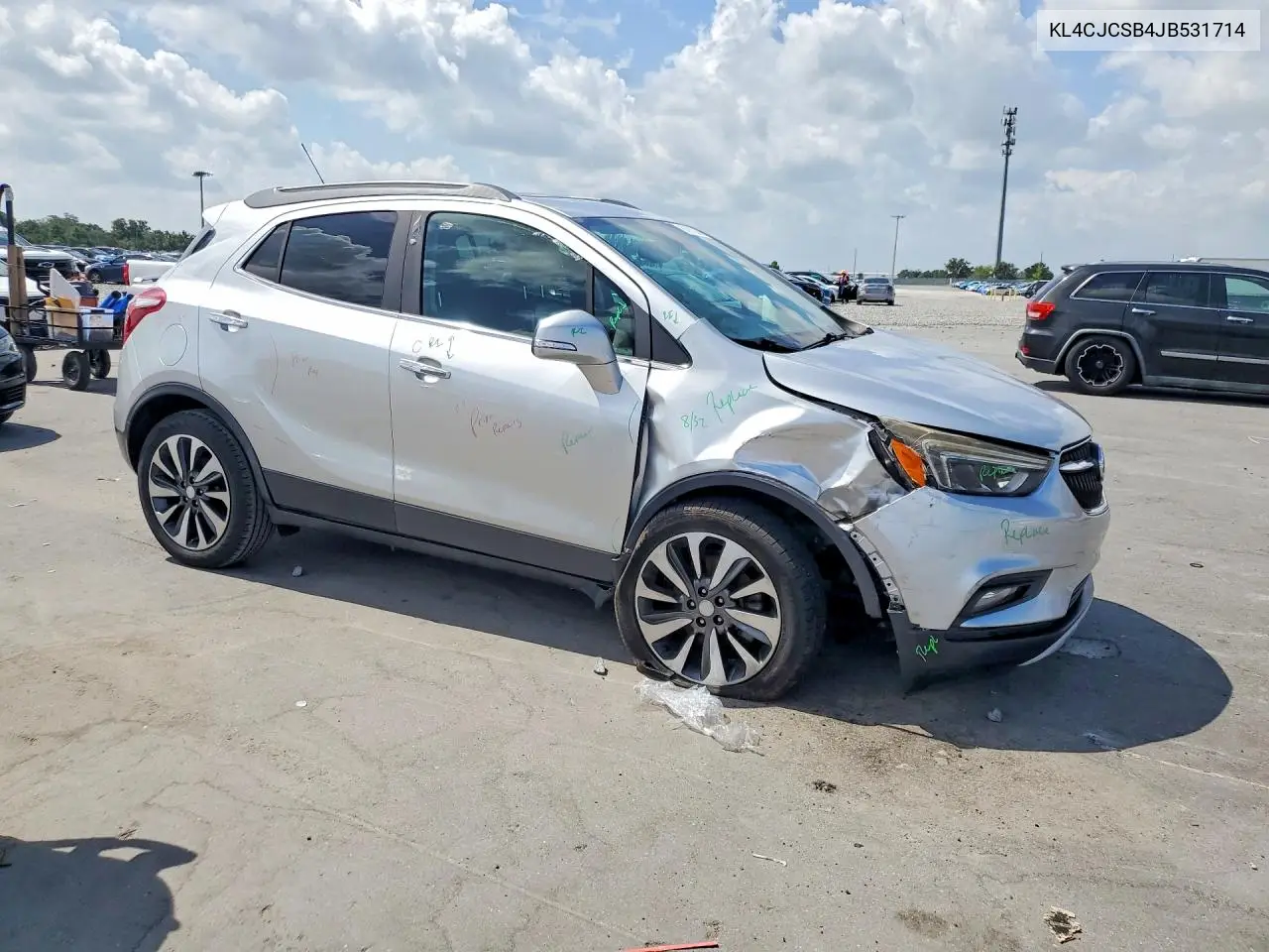 2018 Buick Encore Essence VIN: KL4CJCSB4JB531714 Lot: 61612366
