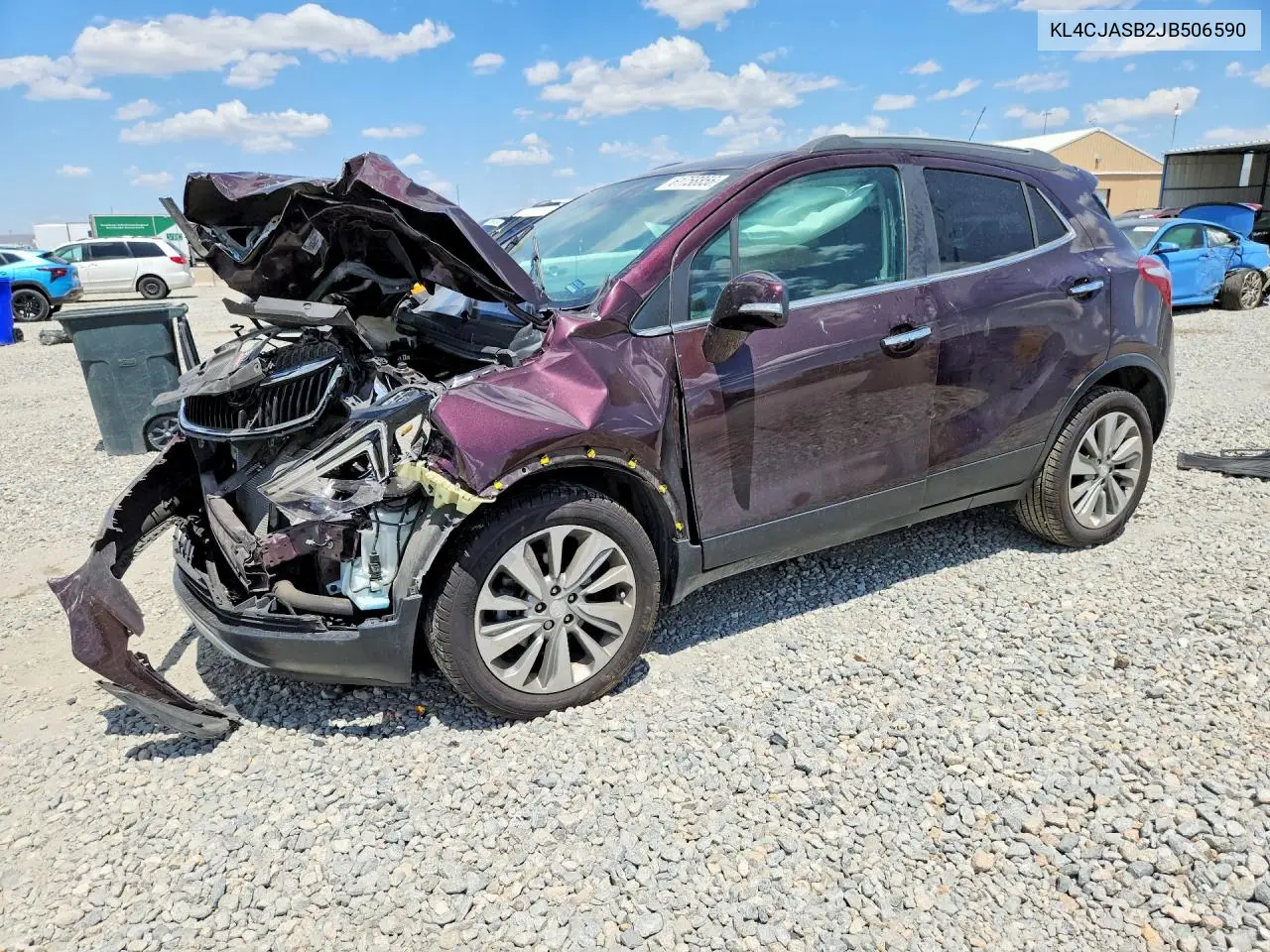 2018 Buick Encore Preferred VIN: KL4CJASB2JB506590 Lot: 61758856